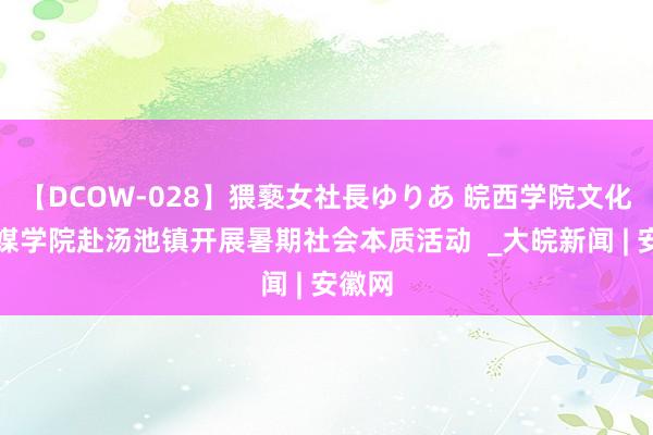 【DCOW-028】猥褻女社長ゆりあ 皖西学院文化与传媒学院赴汤池镇开展暑期社会本质活动  _大皖新闻 | 安徽网