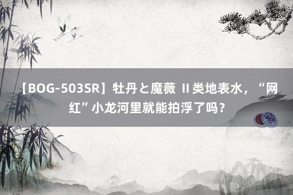 【BOG-503SR】牡丹と魔薇 Ⅱ类地表水，“网红”小龙河里就能拍浮了吗？