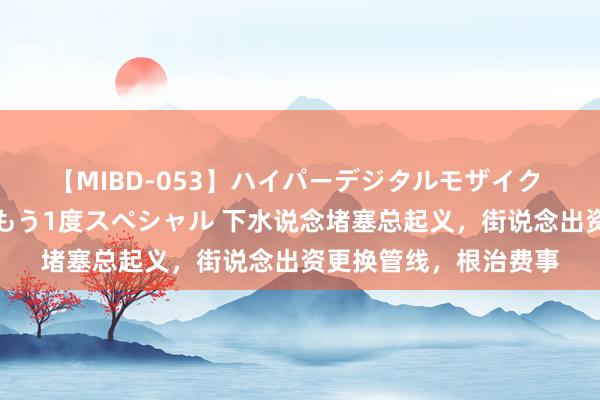 【MIBD-053】ハイパーデジタルモザイク あの娘のセックスをもう1度スペシャル 下水说念堵塞总起义，街说念出资更换管线，根治费事