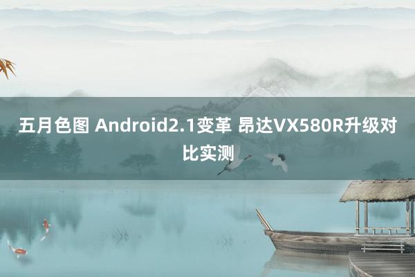 五月色图 Android2.1变革 昂达VX580R升级对比实测