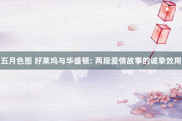 五月色图 好莱坞与华盛顿: 两段爱情故事的诚挚效用